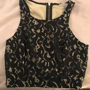 Lace crop top